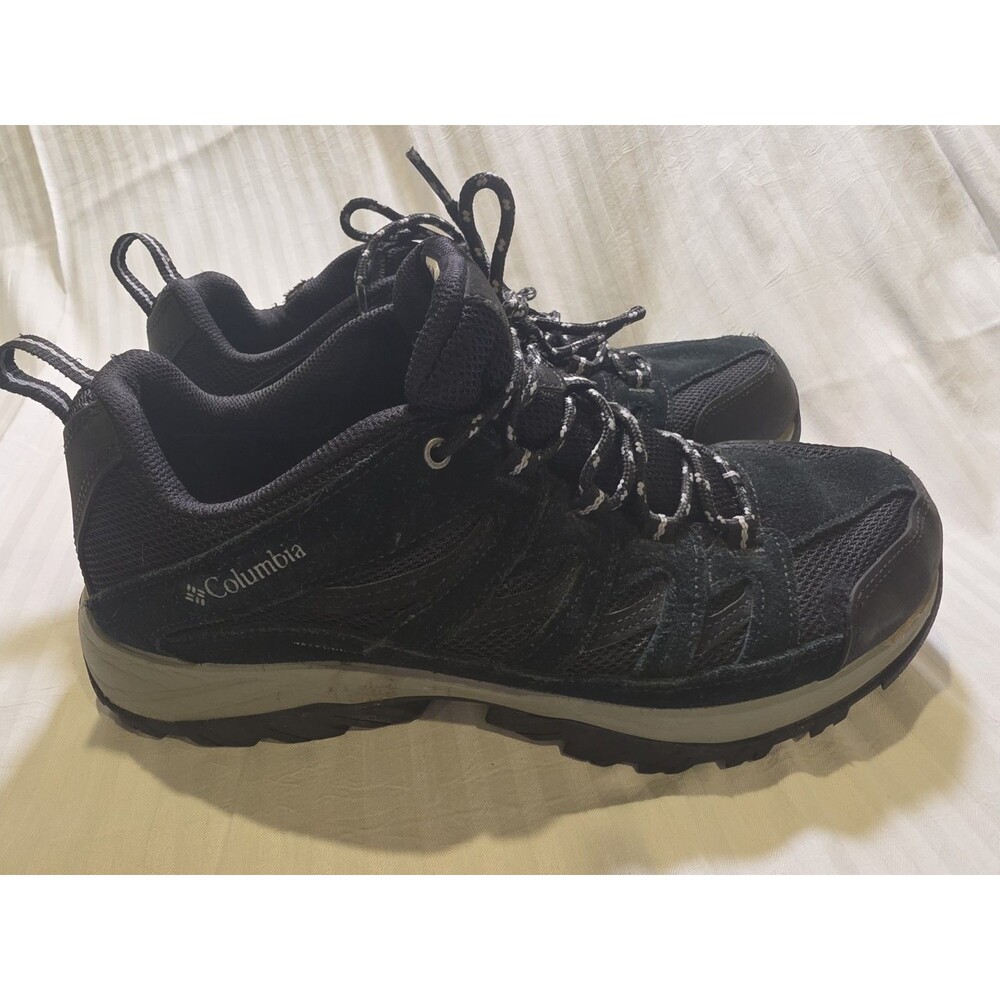Columbia Waterproof Hiking Shoes Mens Size 11 Black Low Top Sneakers BM5372-01